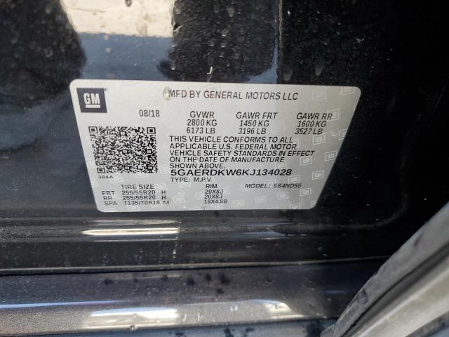 2019 BUICK ENCLAVE AV - 5GAERDKW6KJ134028