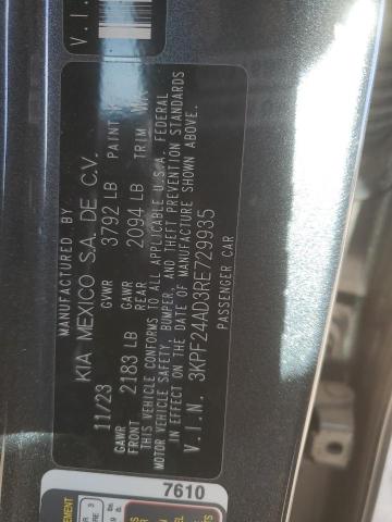 2024 KIA FORTE LX - 3KPF24AD3RE729935