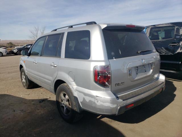 HONDA PILOT EX 2006 silver  gas 5FNYF28426B045584 photo #3