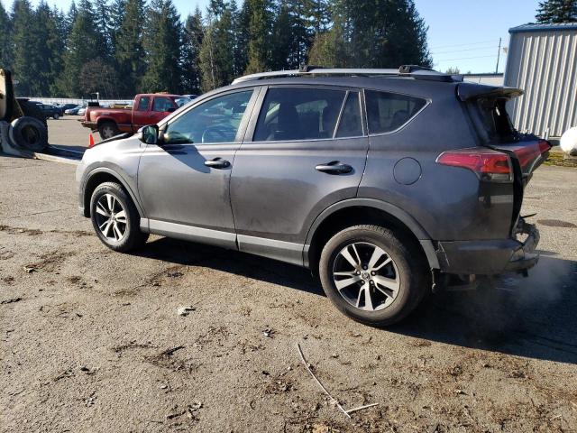 TOYOTA RAV4 XLE 2017 gray  gas 2T3RFREV7HW576092 photo #3