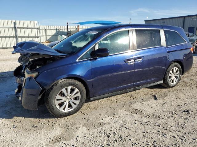 HONDA ODYSSEY EX 2015 blue  gas 5FNRL5H63FB115190 photo #1