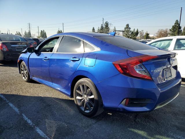 HONDA CIVIC EX 2021 blue  gas 19XFC1F35ME200118 photo #3