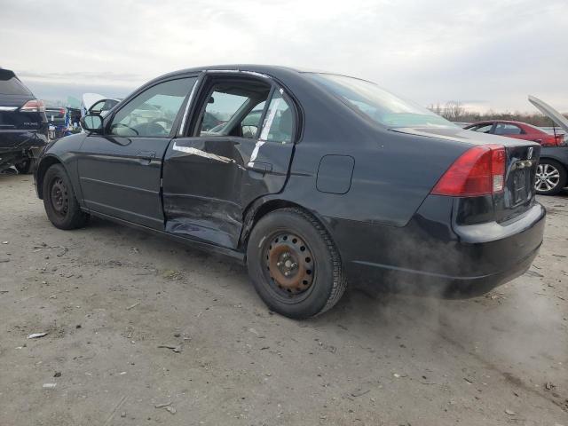 HONDA CIVIC EX 2003 black sedan 4d gas 2HGES26783H591681 photo #3