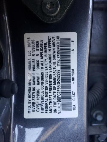 2016 HONDA CIVIC LX - 19XFC2F55GE242297