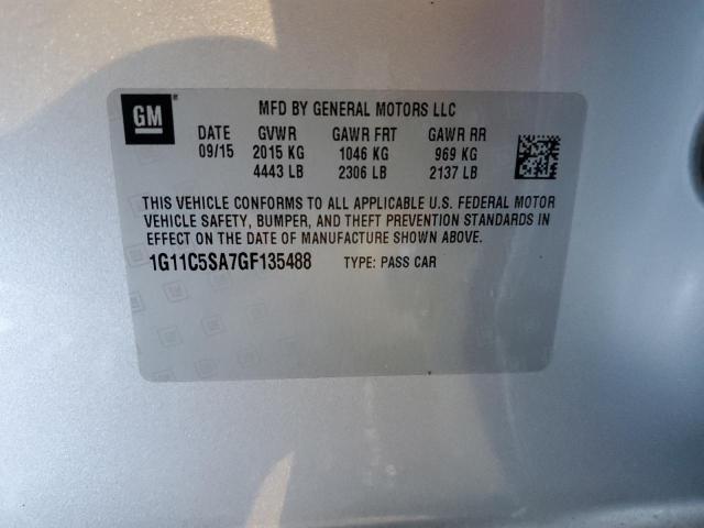 2016 CHEVROLET MALIBU LIM - 1G11C5SA7GF135488