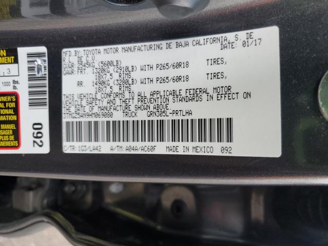 2017 TOYOTA TACOMA DOU - 3TMGZ5AN9HM069080