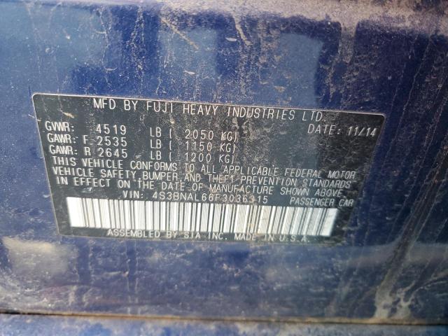 2015 SUBARU LEGACY 2.5 - 4S3BNAL66F3036315