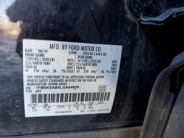 2020 FORD EXPLORER P 1FM5K8AB4LGA64659