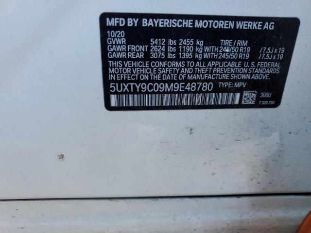 2021 BMW X3 XDRIVEM - 5UXTY9C09M9E48780