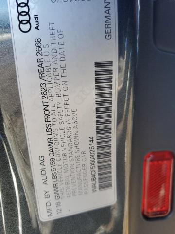 2019 AUDI S5 PREMIUM - WAUB4CF5XKA025144