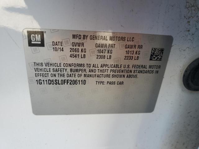 2015 CHEVROLET MALIBU 2LT - 1G11D5SL0FF206110