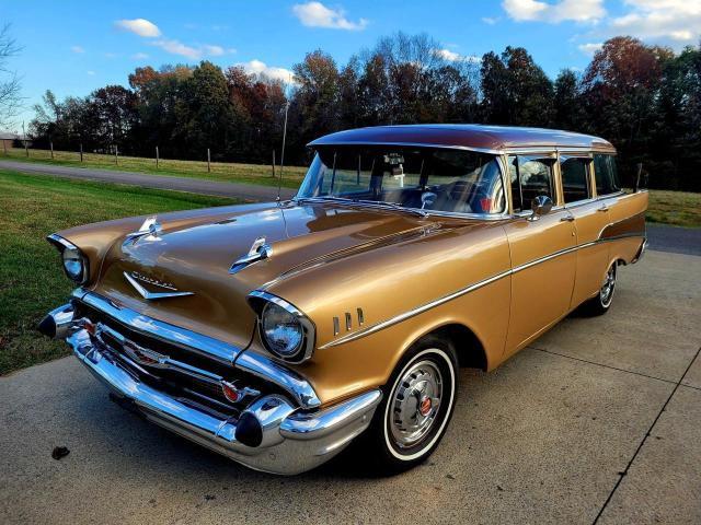 CHEVROLET WAGON 1957 brown   VB57N173900 photo #3