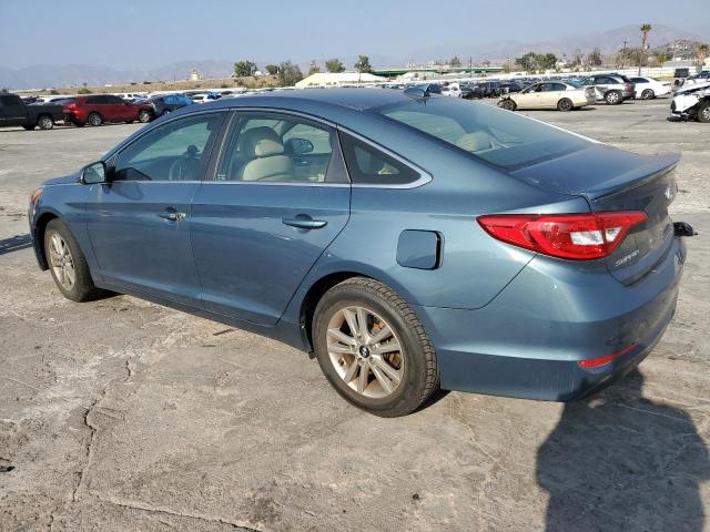 HYUNDAI SONATA SE 2016 blue sedan 4d gas 5NPE24AF9GH267077 photo #3