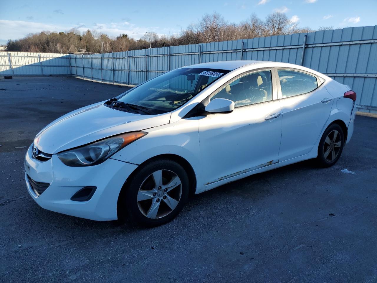 Lot #3045722371 2013 HYUNDAI ELANTRA GL