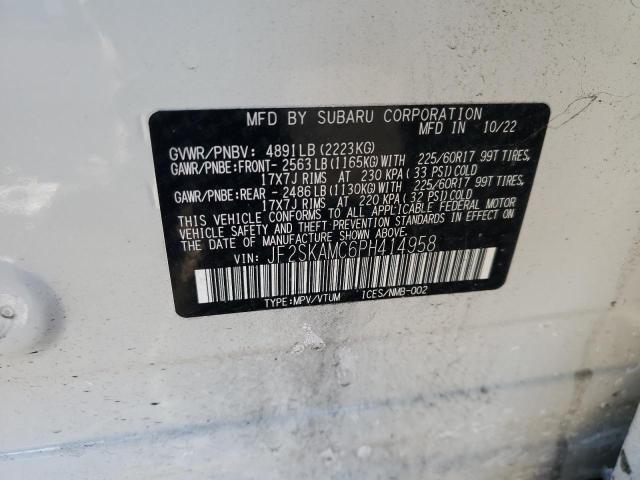 2023 SUBARU FORESTER W JF2SKAMC6PH414958