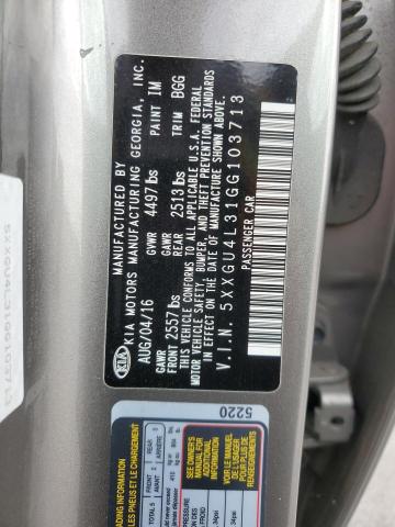 2016 KIA OPTIMA EX - 5XXGU4L31GG103713