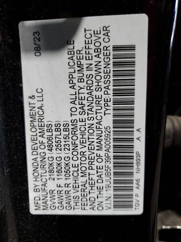 2023 ACURA TLX - 19UUB5F39PA005925