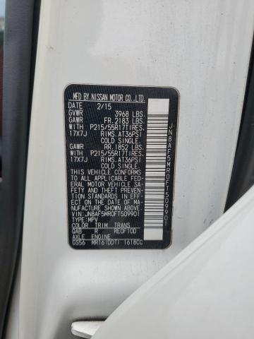 2015 NISSAN JUKE S - JN8AF5MR0FT509901