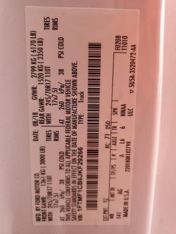 2018 FORD F150 - 1FTMF1CB6JKF29266