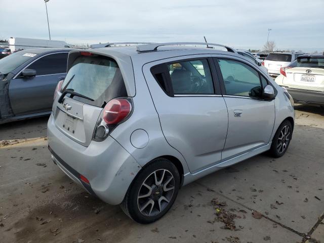 CHEVROLET SPARK 2LT 2014 silver  gas KL8CF6S99EC427119 photo #4