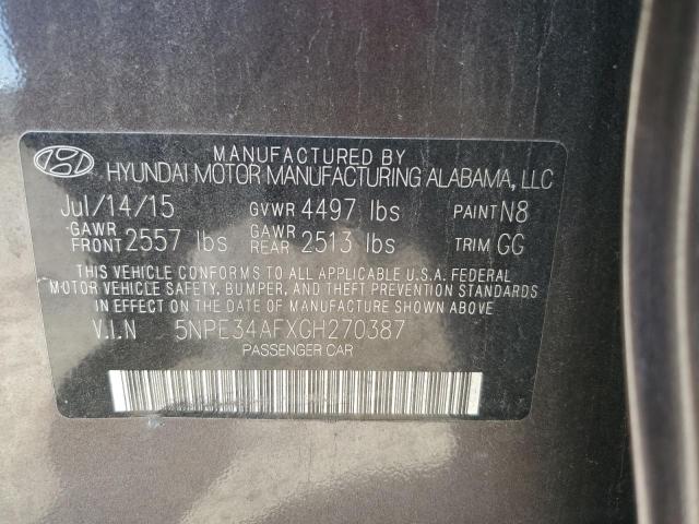 2016 HYUNDAI SONATA SPO - 5NPE34AFXGH270387