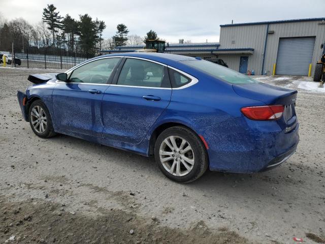 CHRYSLER 200 LIMITE 2015 blue  gas 1C3CCCABXFN590617 photo #3