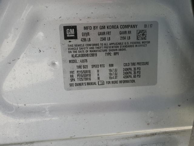 2017 BUICK ENCORE PRE - KL4CJASBXHB128819