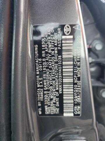 2017 TOYOTA YARIS L - VNKKTUD3XHA073238