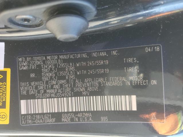 2018 TOYOTA HIGHLANDER 5TDJZRFH6JS549261