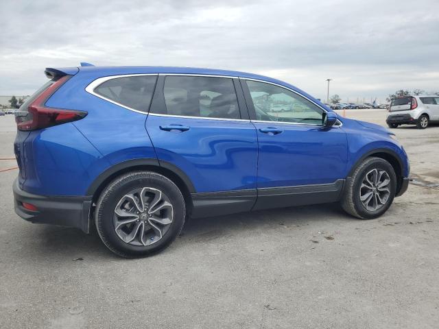 HONDA CR-V EXL 2021 blue  gas 7FARW1H8XME024369 photo #4