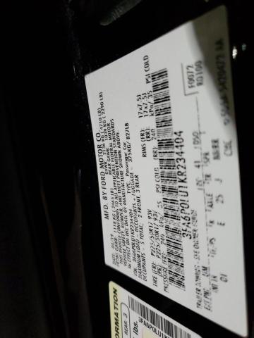 2019 FORD FUSION SE - 3FA6P0LU1KR234404