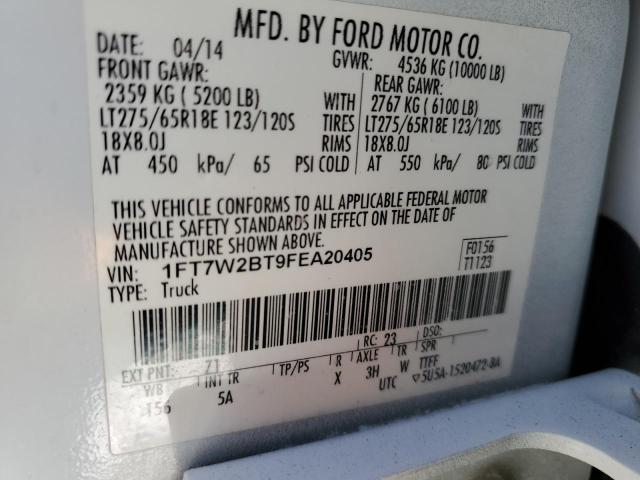 2015 FORD F250 SUPER - 1FT7W2BT9FEA20405