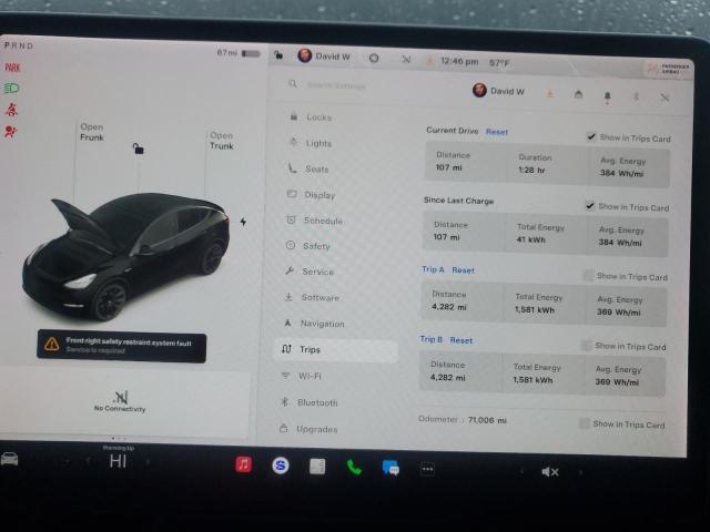 2021 TESLA MODEL Y 5YJYGAEE1MF199950