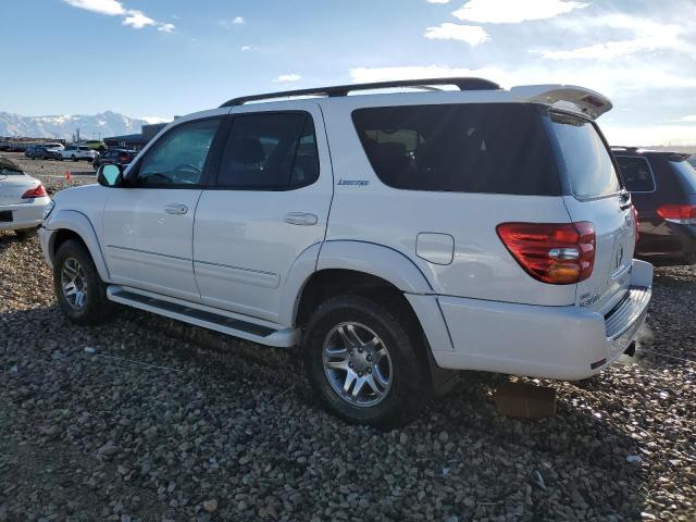 TOYOTA SEQUOIA LI 2004 white  gas 5TDBT48A84S217061 photo #3