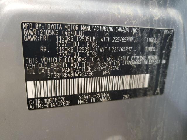 2017 TOYOTA RAV4 XLE - 2T3RFREV9HW663766