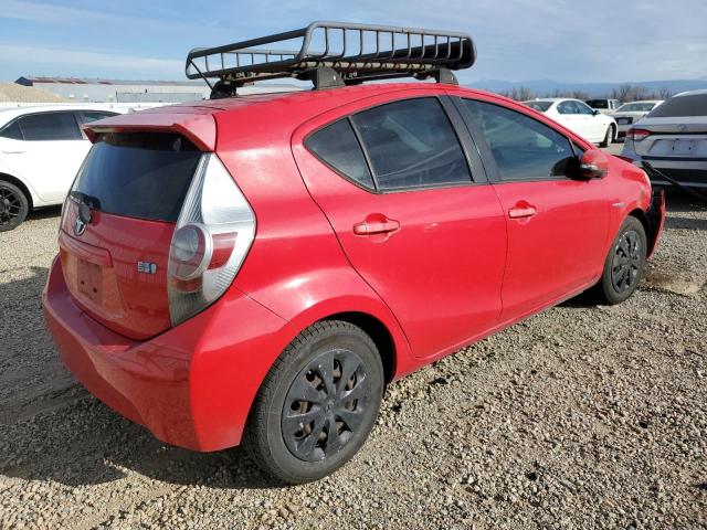 TOYOTA PRIUS C 2012 red  hybrid engine JTDKDTB33C1525591 photo #4