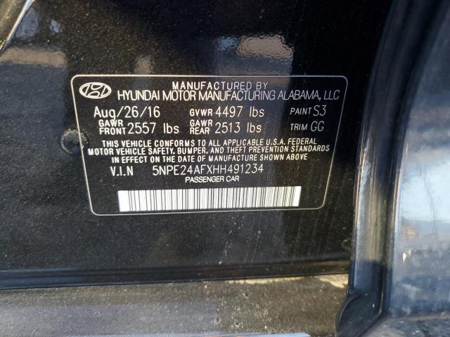 2017 HYUNDAI SONATA SE - 5NPE24AFXHH491234