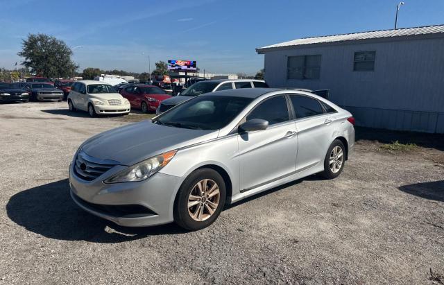 HYUNDAI SONATA GLS 2014 silver  gas 5NPEB4AC5EH849082 photo #3