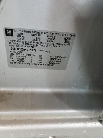 2017 CHEVROLET SILVERADO - 3GCPCREC9HG128676