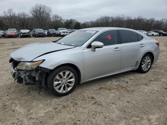 LEXUS ES 300H 2013 silver sedan 4d hybrid engine JTHBW1GG3D2015018 photo #1