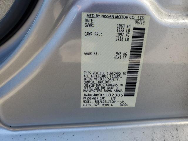 2020 NISSAN ALTIMA S - 1N4BL4BV3LC102305