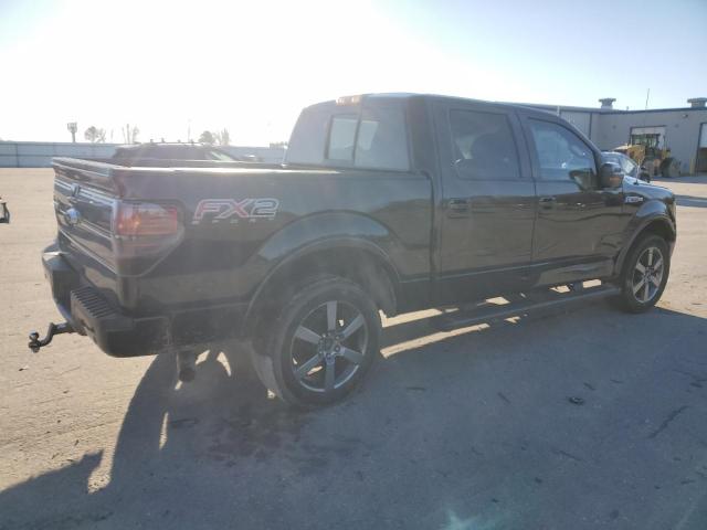 FORD F150 SUPER 2014 black  gas 1FTFW1CT8EFB73841 photo #4