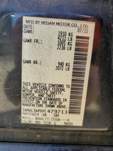 2015 NISSAN ALTIMA 2.5 - 1N4AL3APXFC479713
