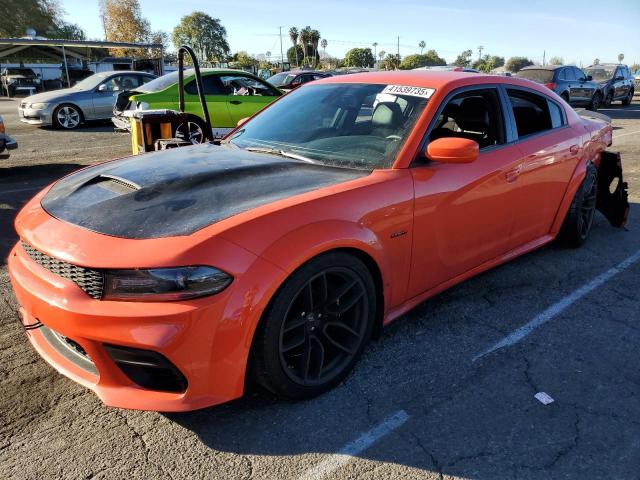 DODGE CHARGER SC 2021 orange  gas 2C3CDXGJ6MH500873 photo #1