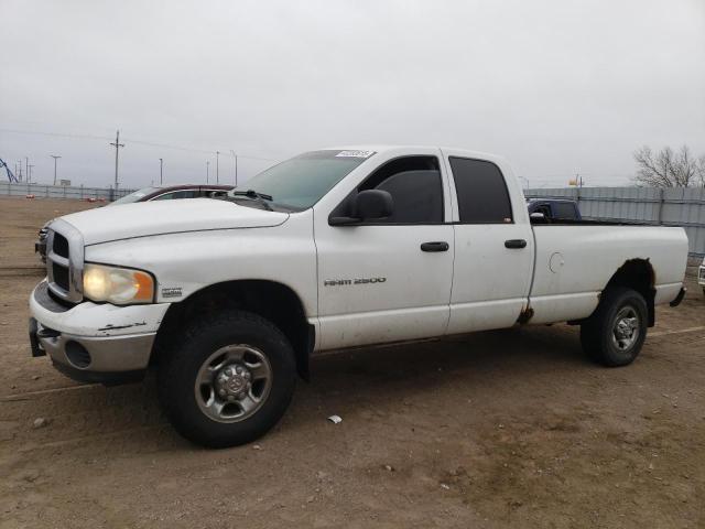 DODGE RAM 2500 S 2004 white crew pic gas 1D7KU28D64J239977 photo #1