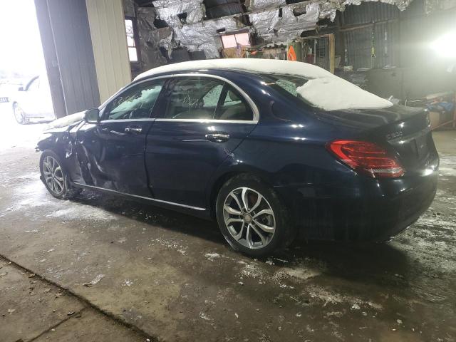 MERCEDES-BENZ C 300 4MAT 2015 blue  gas 55SWF4KB7FU059649 photo #3