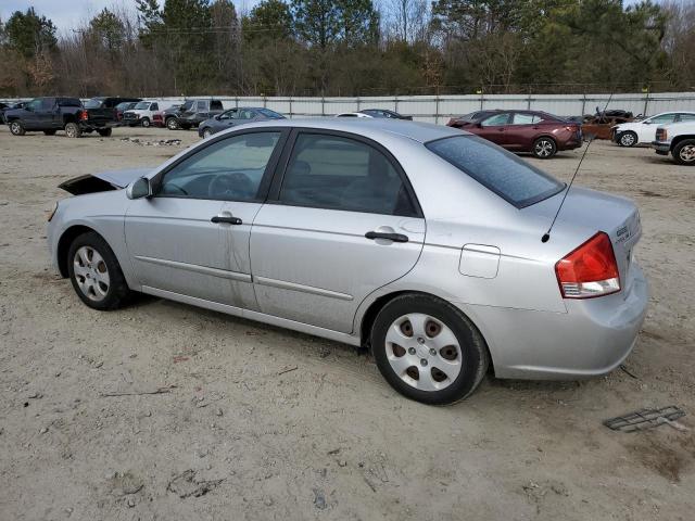 KIA SPECTRA EX 2009 silver  gas KNAFE222695665181 photo #3