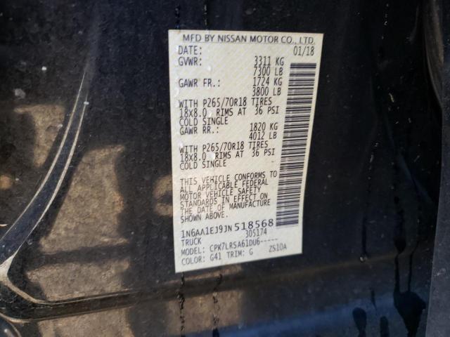 2018 NISSAN TITAN S - 1N6AA1EJ9JN518568