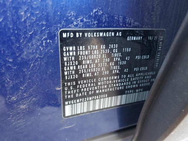 2021 VOLKSWAGEN ID.4 PRO S - WVGKMPE28MP062058