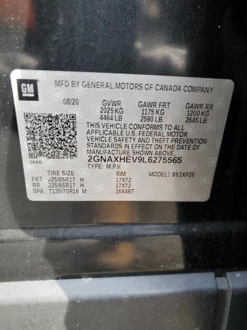 2020 CHEVROLET EQUINOX LS 2GNAXHEV9L6275565